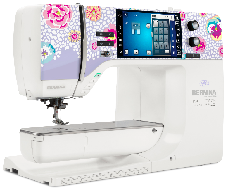 BERNINA 770 QE PLUS Kaffe Edition Color your world BERNINA